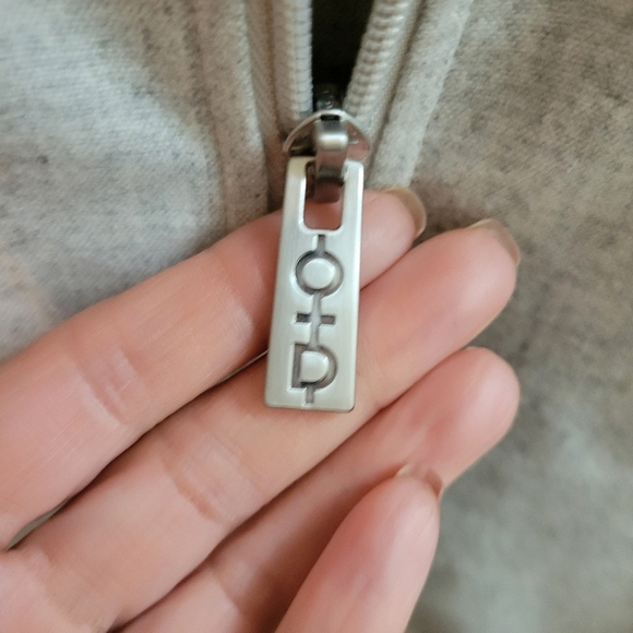 John Varvato's OTD Men's Gray Track Jacket NWT Large Quiet Luxury Streetwear - Picture 8 of 13